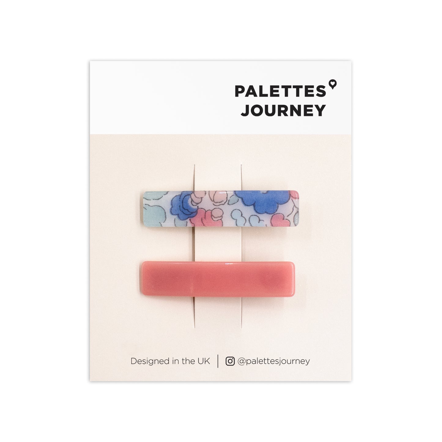 Barrettes Clips | Liberty Betsy Blossom Sky