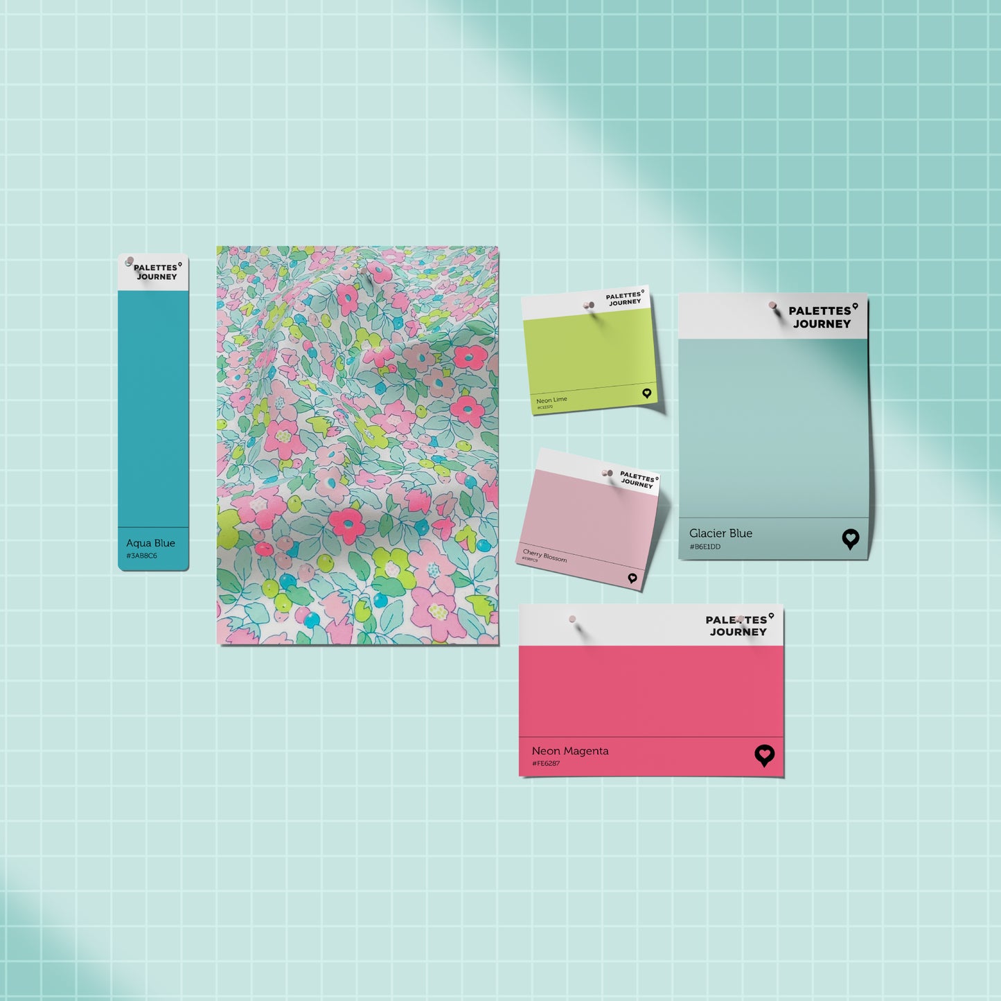 Scalloped Star Clips | Liberty Betsy Berry Fruity Pop