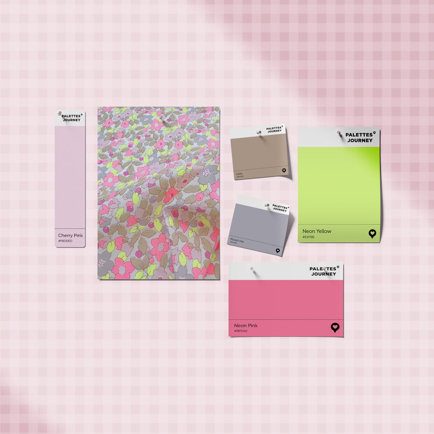 Scalloped Star Clips | Liberty Betsy Berry Neon Glow Blossom