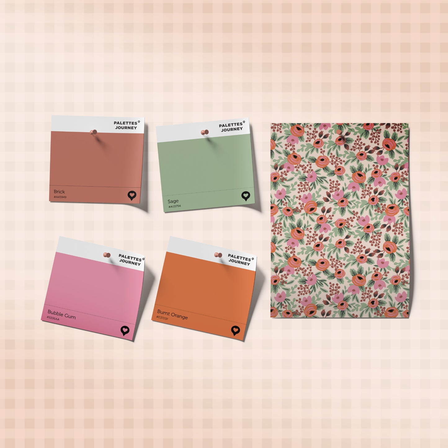 Bunny Snap Clips | Rifle Paper Co. Rosa Cherry Blush