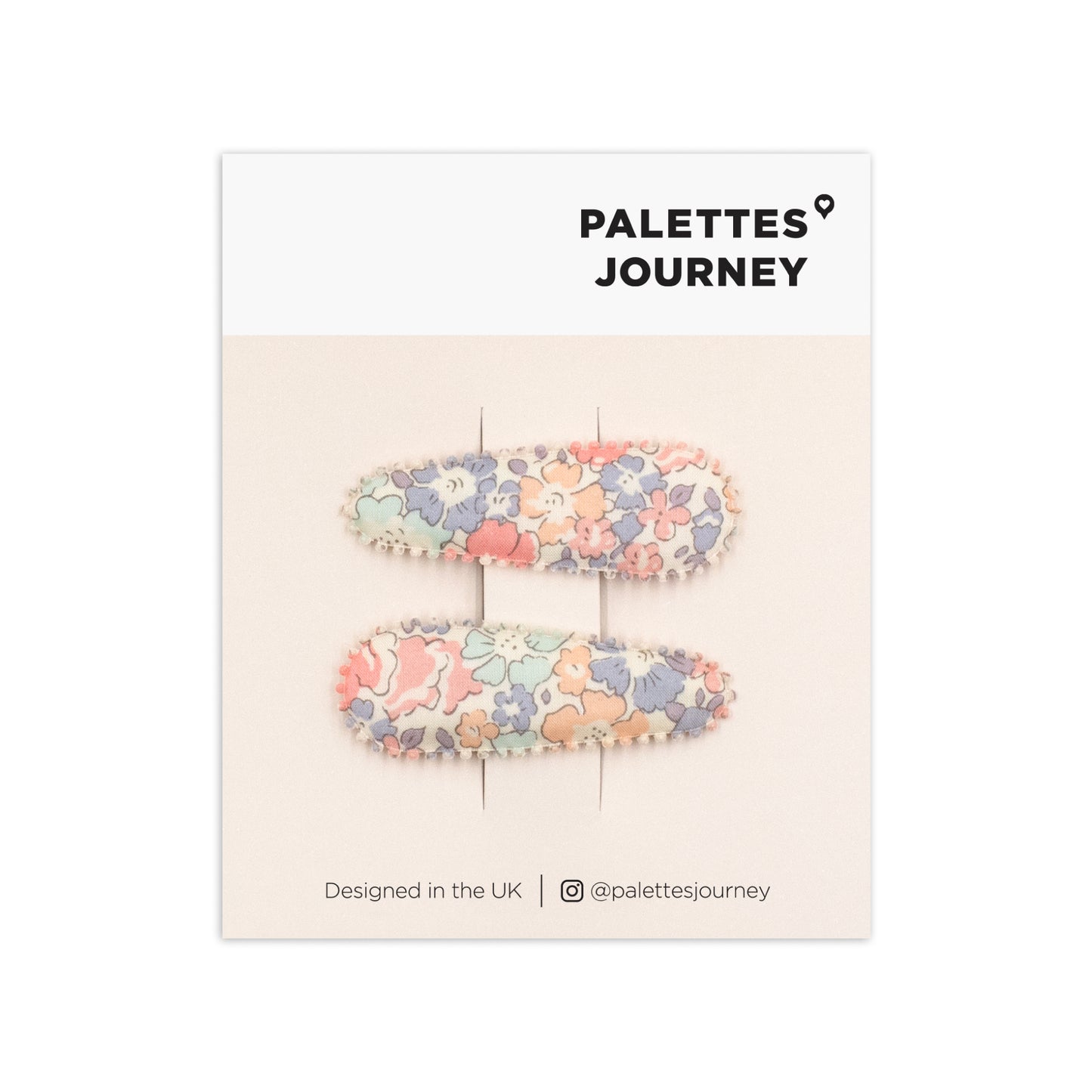 Scalloped Snap Clips | Liberty Michelle Peachy Lilac