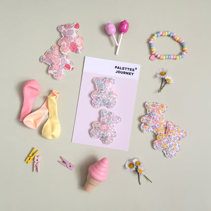 Bear Snap Clips | Liberty Betsy Butterfly