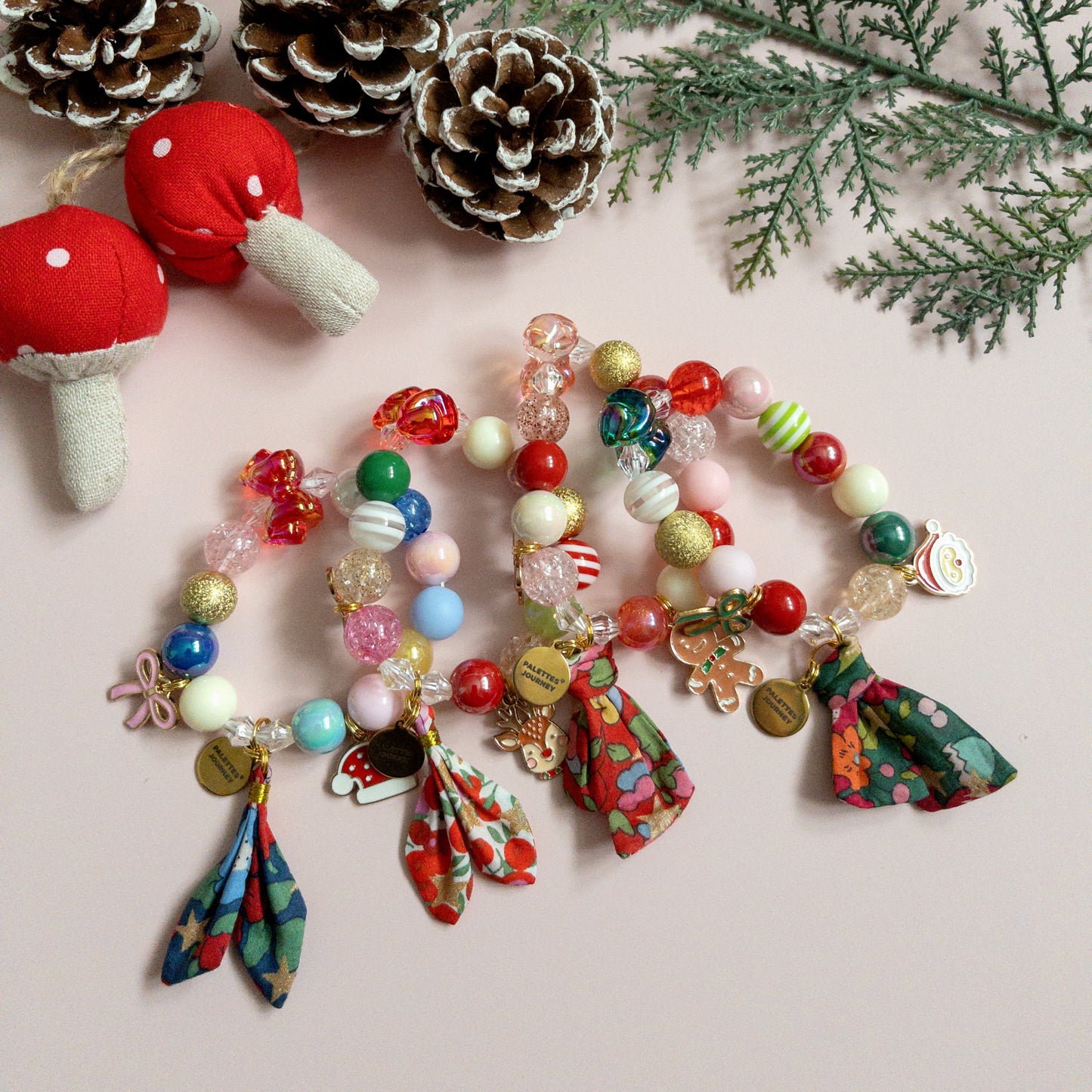 Christmas Bracelet | Liberty Betsy Star Green
