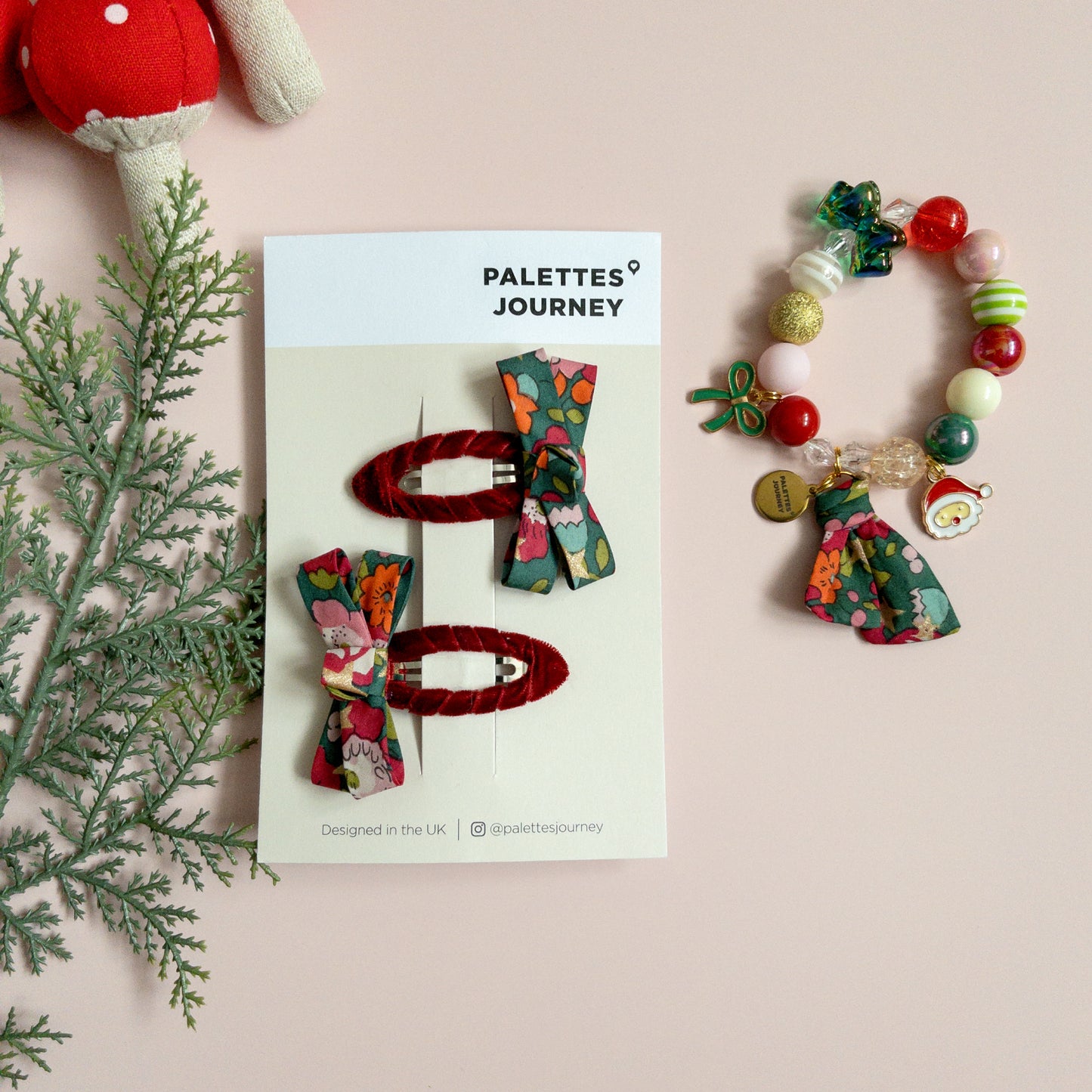 Christmas Bracelet | Liberty Betsy Star Green