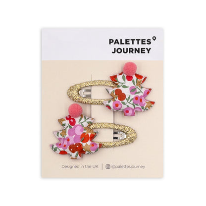 Christmas Tree Snap Clips | Liberty Wiltshire Star Red