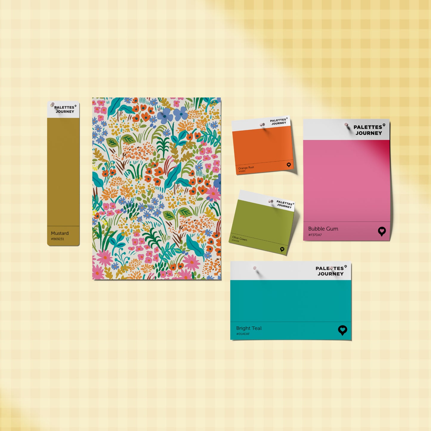 Scalloped Snap Clips | Rifle Paper Co. Garden Glow